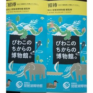 滋賀県琵琶湖博物館チケット2枚セットびわ湖