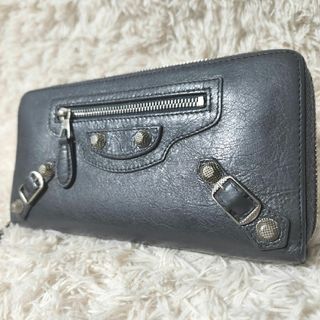 バレンシアガ(Balenciaga)の美品 BALENCIAGA バレンシアガ ジャイアントコンチネンタルジップ 財布(長財布)