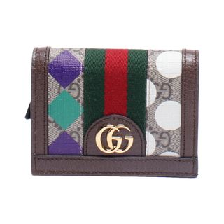 グッチ(Gucci)の美品 グッチ GUCCI 二つ折り財布 レディース(財布)