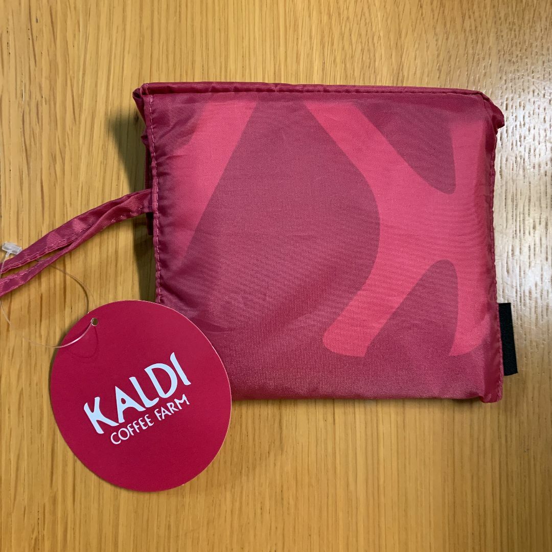 KALDI(カルディ)のKALDI　オンラインストア限定　エコバッグ　スモーキーピンク③　カルディ レディースのバッグ(エコバッグ)の商品写真