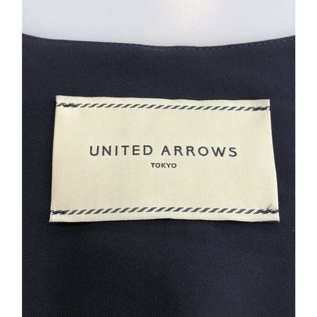 UNITED ARROWS(ユナイテッドアローズ)のユナイテッドアローズ ノーカラージャケット レディース 40 レディースのジャケット/アウター(ノーカラージャケット)の商品写真