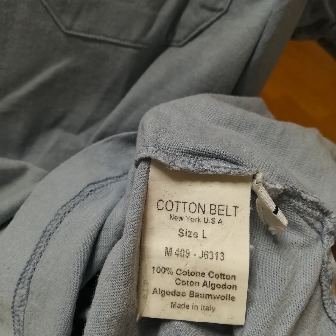 ✨COTTON BELT コットンベルト 水色のポロシャツMサイズ♪ メンズのトップス(ポロシャツ)の商品写真