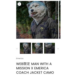 マンウィズアミッション(MAN WITH A MISSION)のMAN WITH A MISSION×EMERICAコラボコーチジャケットM(その他)