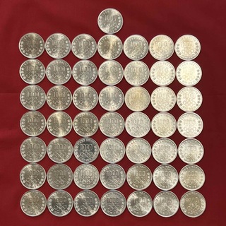 50枚 1964年 東京 オリンピック 1000円 千円 銀貨(貨幣)