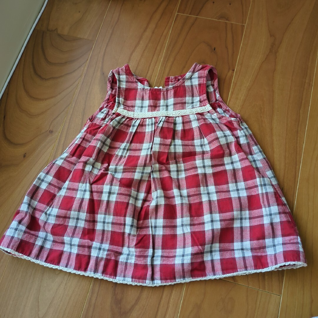 ベビーワンピース　80　ミキハウスとH&M キッズ/ベビー/マタニティのベビー服(~85cm)(ワンピース)の商品写真