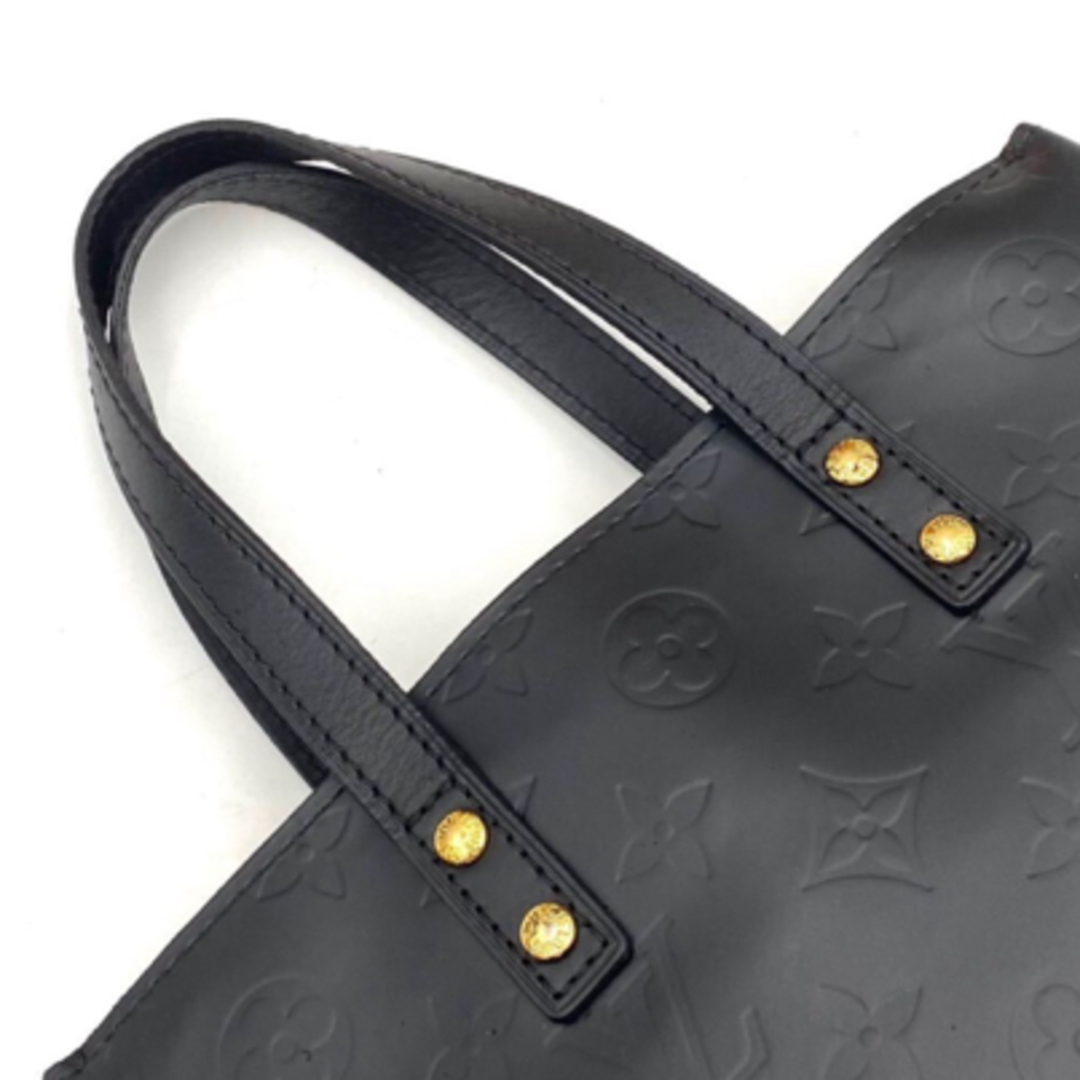 LOUIS VUITTON(ルイヴィトン)の美品 ルイ ヴィトン ヴェルニ リードPM マットブラック ヌメ革  レディースのバッグ(ハンドバッグ)の商品写真