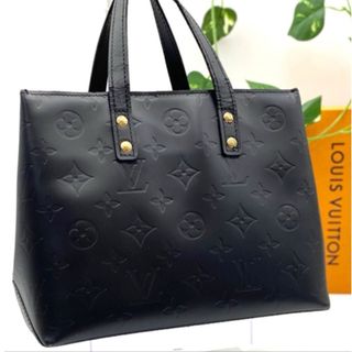 ルイヴィトン(LOUIS VUITTON)の美品 ルイ ヴィトン ヴェルニ リードPM マットブラック ヌメ革 (ハンドバッグ)