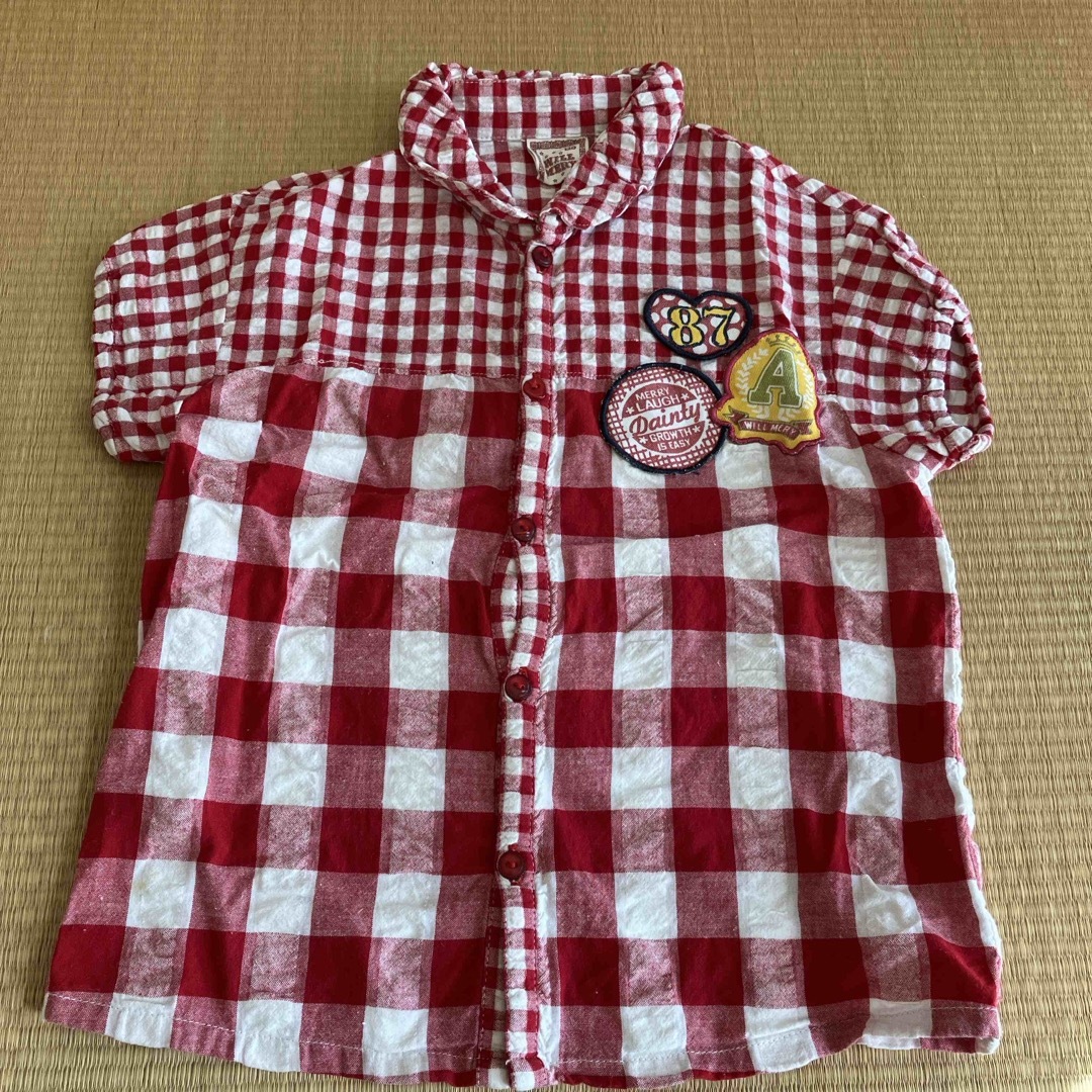 半袖シャツ キッズ/ベビー/マタニティのキッズ服女の子用(90cm~)(ブラウス)の商品写真