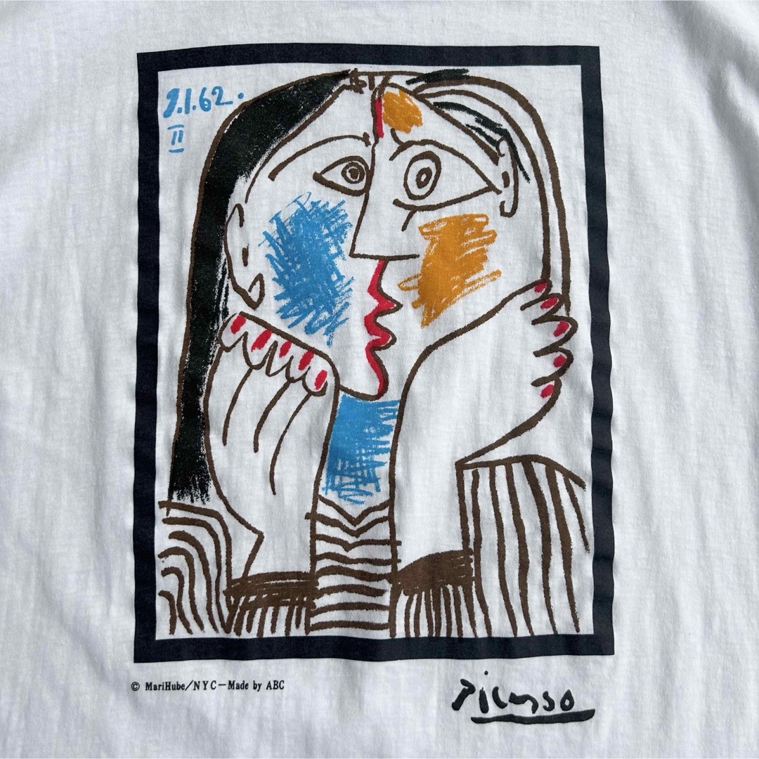 VINTAGE(ヴィンテージ)の極美品 ビンテージ ピカソ Picasso シングルステッチ Tシャツ アートT メンズのトップス(Tシャツ/カットソー(半袖/袖なし))の商品写真