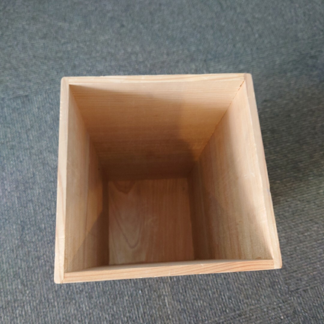 シンプルな木箱　華道　茶道 インテリア/住まい/日用品のインテリア小物(小物入れ)の商品写真