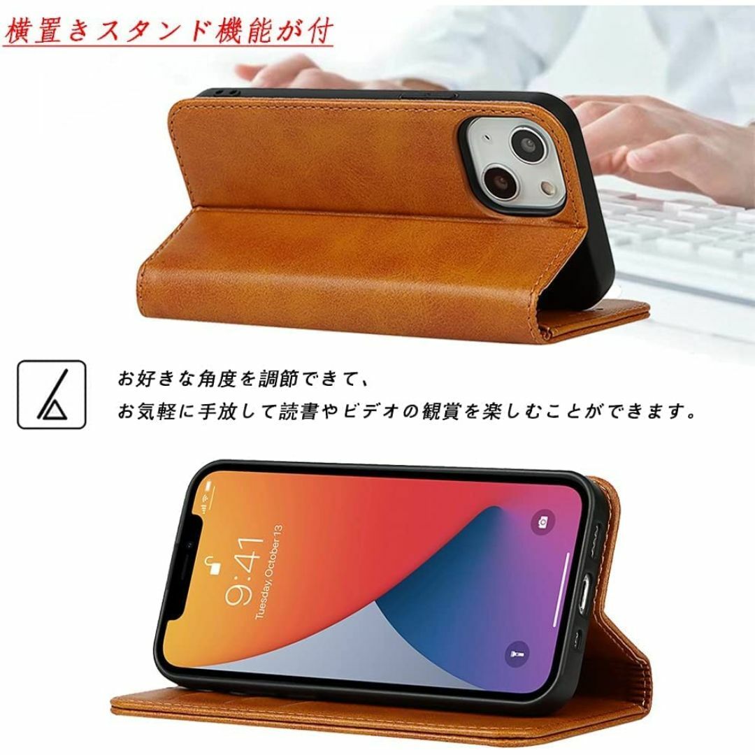 サイズ:Libero5GIV_色:ブラウンLibero 5G IV ケース  スマホ/家電/カメラのスマホアクセサリー(その他)の商品写真