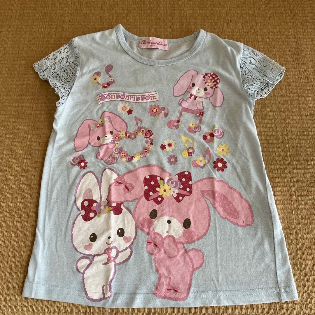 サンリオ(サンリオ)の半袖Tシャツ キッズ/ベビー/マタニティのキッズ服女の子用(90cm~)(Tシャツ/カットソー)の商品写真