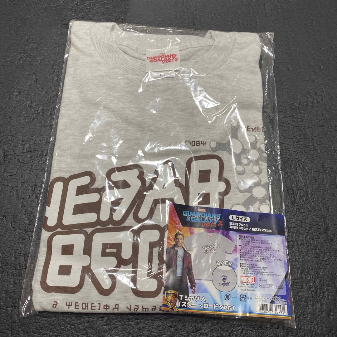 ガーディアンズオブギャラクシー　Tシャツ　A スターロード　Ｌサイズ メンズのトップス(Tシャツ/カットソー(半袖/袖なし))の商品写真