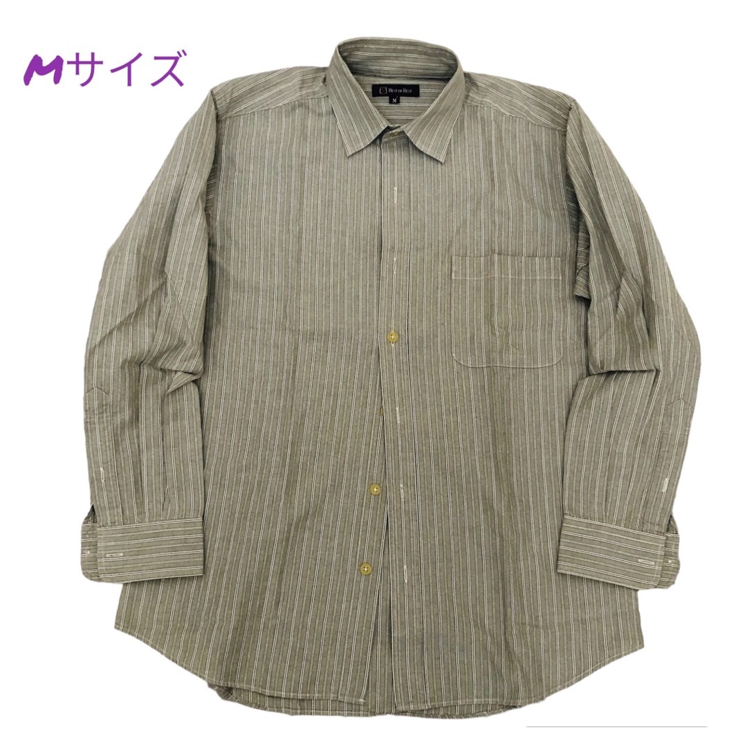 BestOFBest ストライプシャツ　Mサイズ メンズのトップス(シャツ)の商品写真