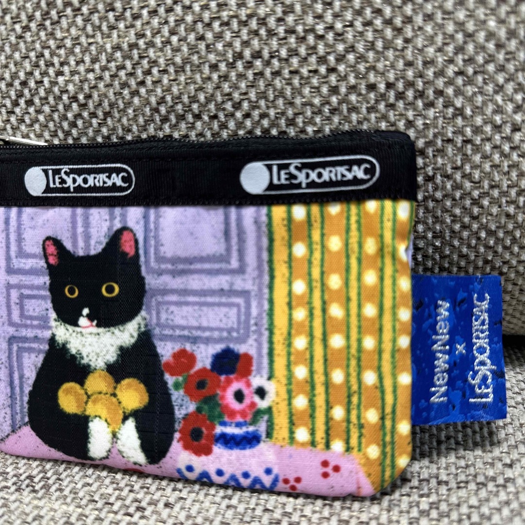セール　レスポートサック newnew  猫柄01コインポーチ  パスケース   レディースのファッション小物(コインケース)の商品写真