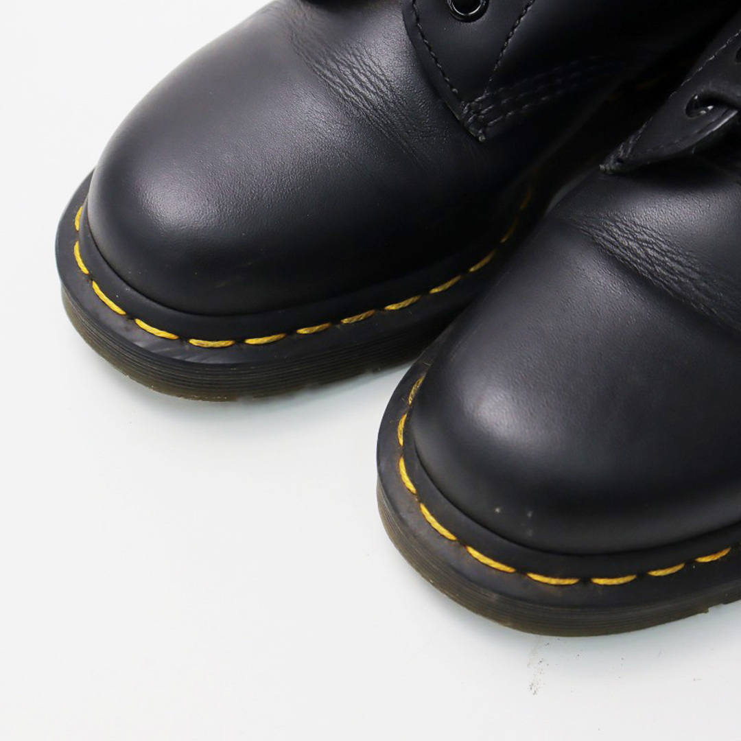 Y's(ワイズ)のコラボ 定価5.7万 ワイズ × ドクターマーチン Y's × Dr.Martens 10EYE BOOT ジップ 10ホールブーツ 6/ブラック 23cm【2400013845267】 レディースの靴/シューズ(ブーツ)の商品写真