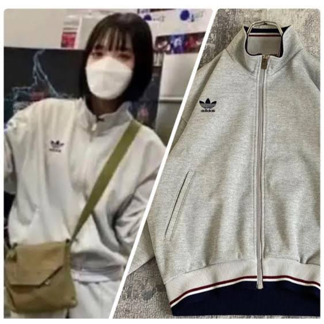 adidas◇ジャージ/M/ポリエステル/WHT/ADA-06F/デサント製/80s adidas◇ジャージ/M/ポリエステル/WHT/ADA-06F/デサント製/80s