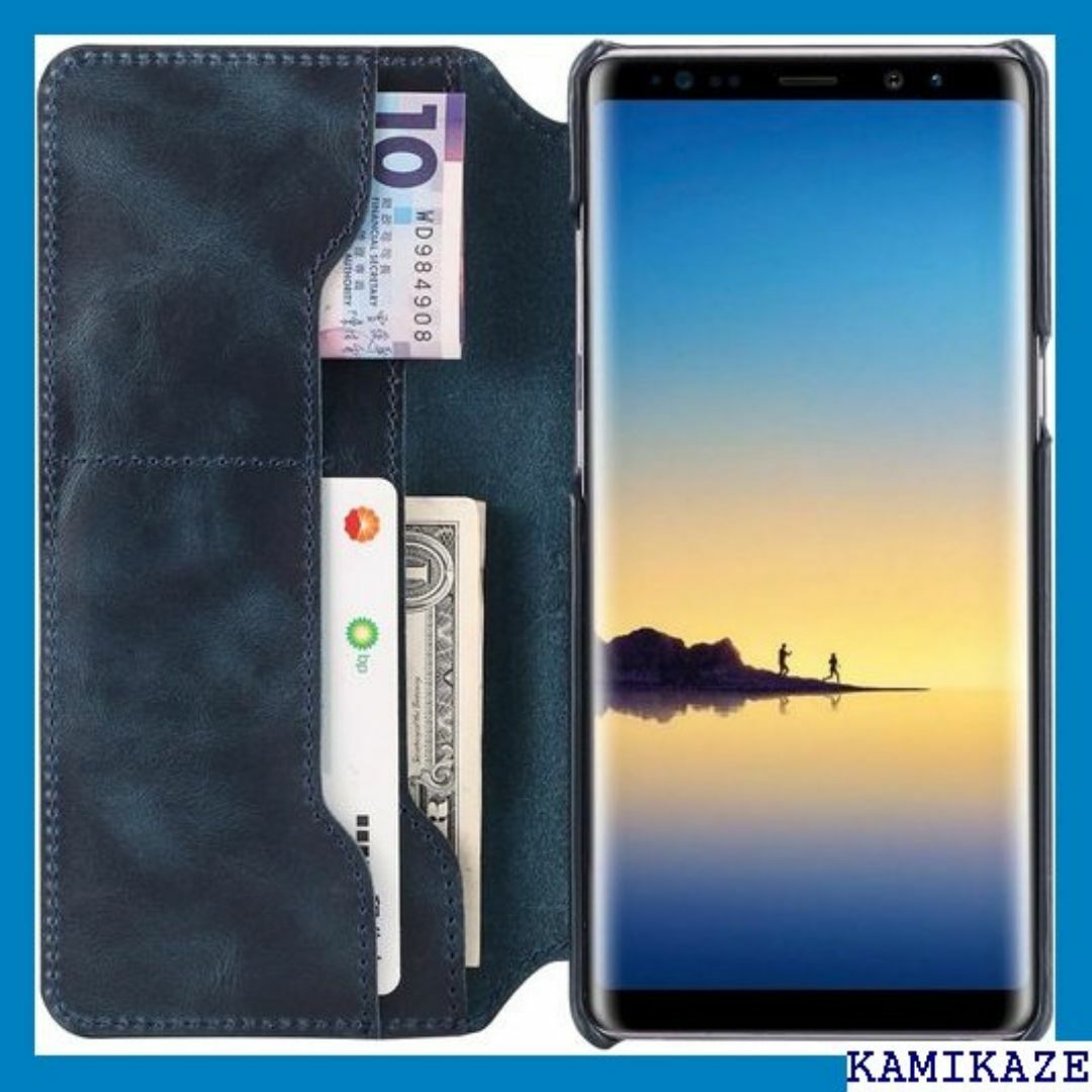 Samsung Galaxy NOTE8 用 ケース ギャ なし ネイビー 80 スマホ/家電/カメラのスマホ/家電/カメラ その他(その他)の商品写真