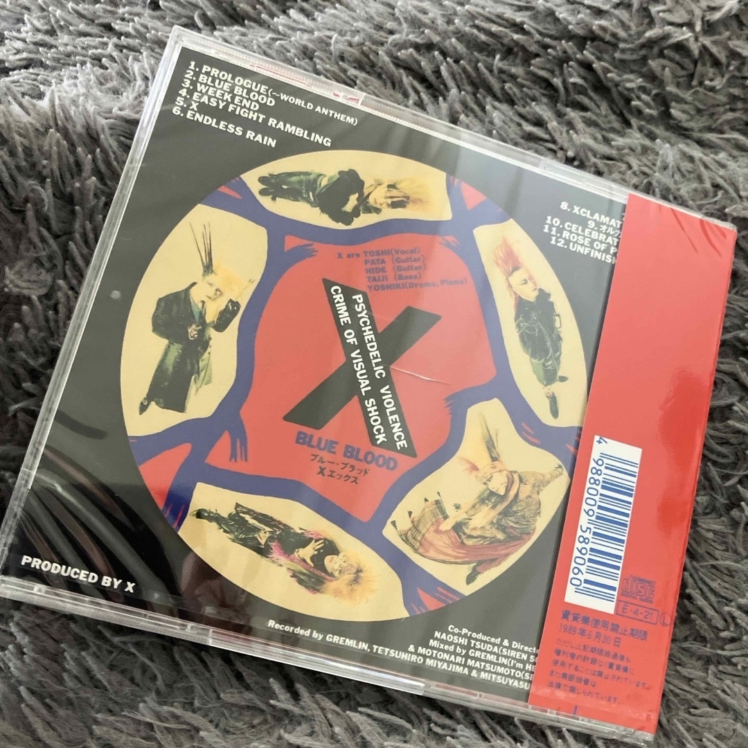 新品未開封 BLUE BLOOD X JAPAN エンタメ/ホビーのCD(ポップス/ロック(邦楽))の商品写真