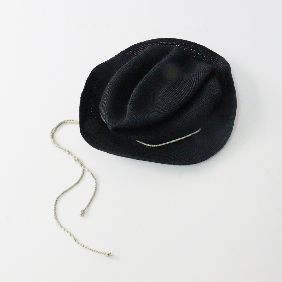 箱付き 美品 mature ha. マチュアーハ BOXED HAT abaca 6cm ボックスハット /ネイビー リボンタイプ 帽子 アバカ【2400013842099】 レディースの帽子(ハット)の商品写真