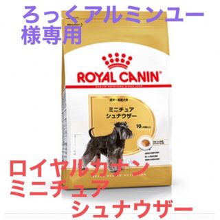 ろっくアルミンユー様専用 　ロイヤルカナン　ミニチュアシュナウザー成犬用(ペットフード)