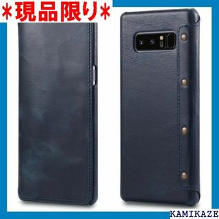 Samsung Galaxy NOTE8 用 ケース ギャ なし ネイビー 80(その他)