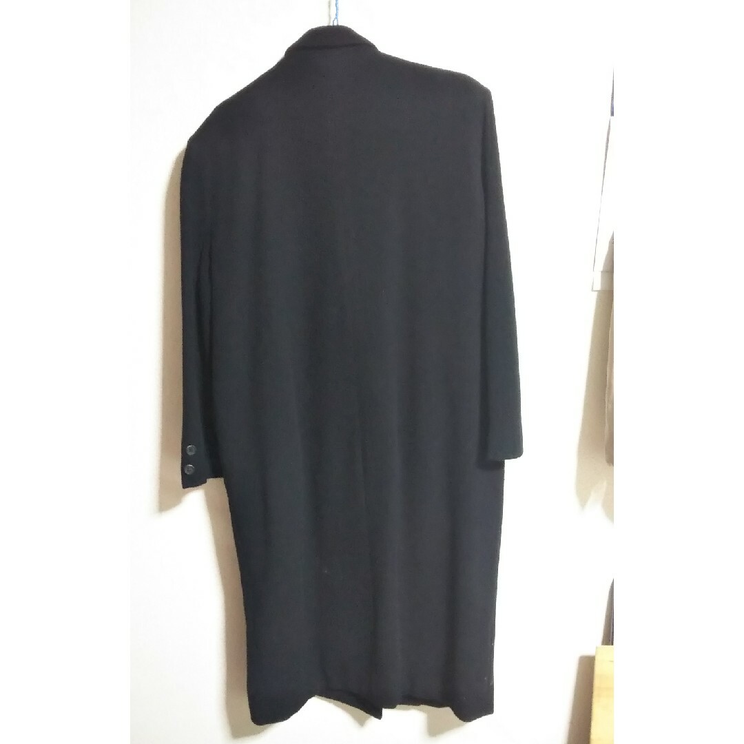 黒ロングコート レディースのジャケット/アウター(ロングコート)の商品写真