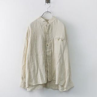 スノーピーク(Snow Peak)のスノーピーク Snow Peak 取り扱い ヤマイ YAMAI C/L Birdseye Shirt リネン コットン シャツ 1/ベージュ バンドカラー 【2400013840439】(シャツ/ブラウス(長袖/七分))