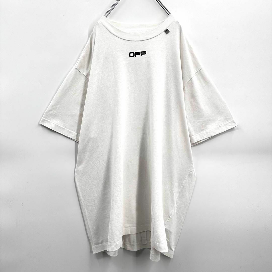 OFF-WHITE(オフホワイト)の【入手困難!!】OFF-WHITE カラヴァッジョ クロスアローTシャツ 人気 メンズのトップス(Tシャツ/カットソー(半袖/袖なし))の商品写真