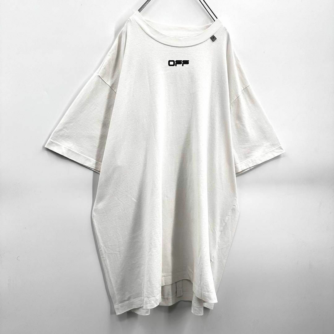 OFF-WHITE(オフホワイト)の【入手困難!!】OFF-WHITE カラヴァッジョ クロスアローTシャツ 人気 メンズのトップス(Tシャツ/カットソー(半袖/袖なし))の商品写真