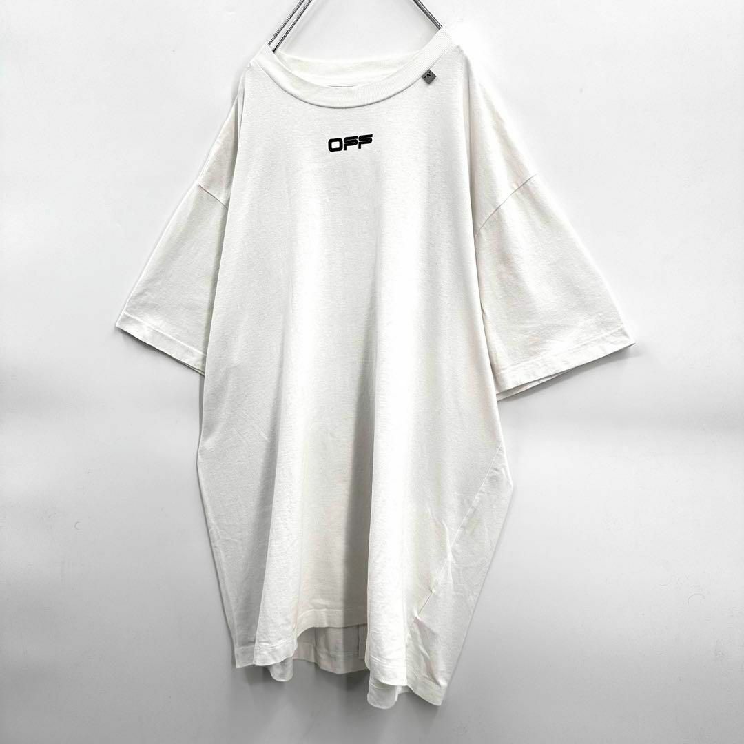 OFF-WHITE(オフホワイト)の【入手困難!!】OFF-WHITE カラヴァッジョ クロスアローTシャツ 人気 メンズのトップス(Tシャツ/カットソー(半袖/袖なし))の商品写真