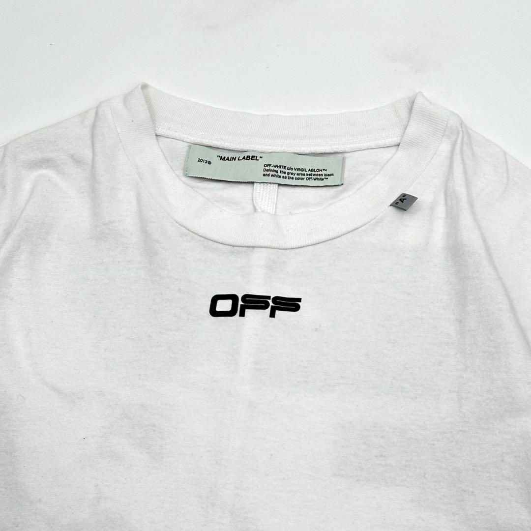 OFF-WHITE(オフホワイト)の【入手困難!!】OFF-WHITE カラヴァッジョ クロスアローTシャツ 人気 メンズのトップス(Tシャツ/カットソー(半袖/袖なし))の商品写真