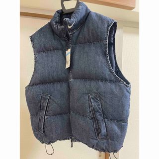 シュプリーム(Supreme)の【新品】Supreme x Nike Denim Puffer Vest(ダウンベスト)