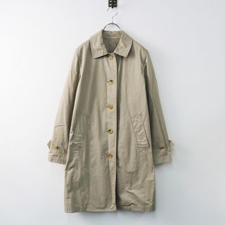 MARGARET HOWELL - マーガレットハウエル MARGARET HOWELL THIN COTTON TWILL ステンカラーコート 2/ベージュ コットン アウター【2400013830119】