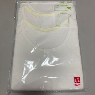 ユニクロ(UNIQLO)のコットンメッシュインナーT 90(Tシャツ/カットソー)