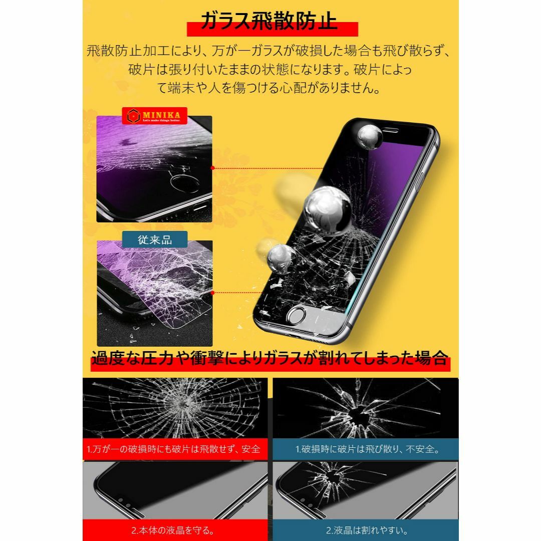 【サイズ:iPhone7Plus/8Plus_色:ブルーライト（全面保護）】【ブ スマホ/家電/カメラのスマホアクセサリー(その他)の商品写真