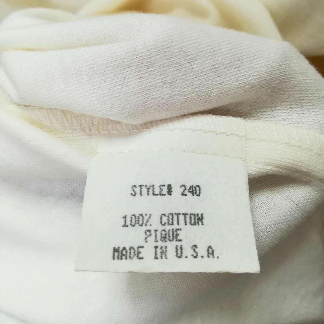 ✨Mizanne クリーム色の米国製ポロシャツMサイズ♪ Troon North メンズのトップス(ポロシャツ)の商品写真