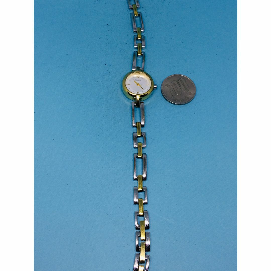 TIMEX(タイメックス)のF28）USA(*'▽')タイメックス電池交換ゴールドレディス・ブレスウオッチ レディースのファッション小物(腕時計)の商品写真