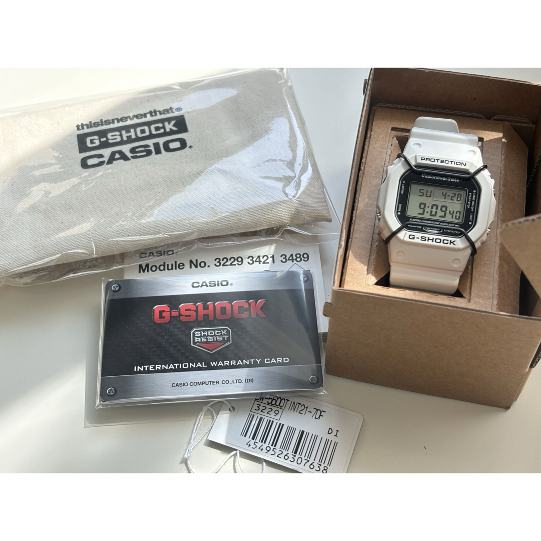 G-SHOCK(ジーショック)のG-SHOCK/コラボ/thisisneverthat/DW-5600/スピード メンズの時計(腕時計(デジタル))の商品写真