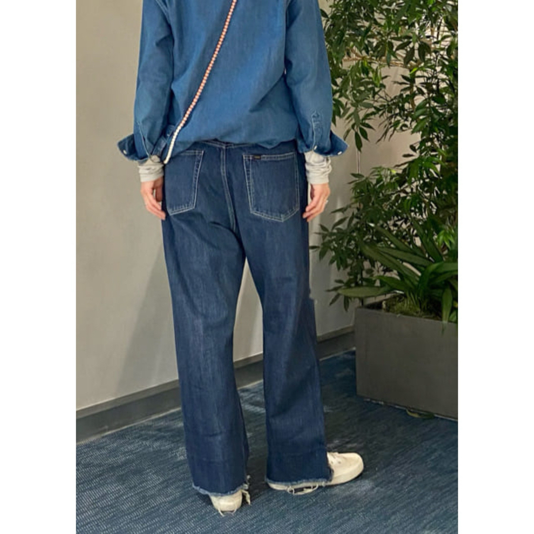 chimala(チマラ)のchimala for luxe ADJUSTABLE WIDE TAPERED レディースのパンツ(デニム/ジーンズ)の商品写真