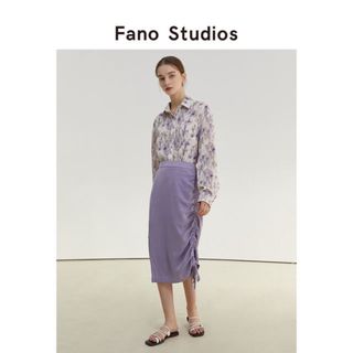 【中古】Fano Studios シャツ　と　スリットスカート　2点セット(シャツ/ブラウス(長袖/七分))