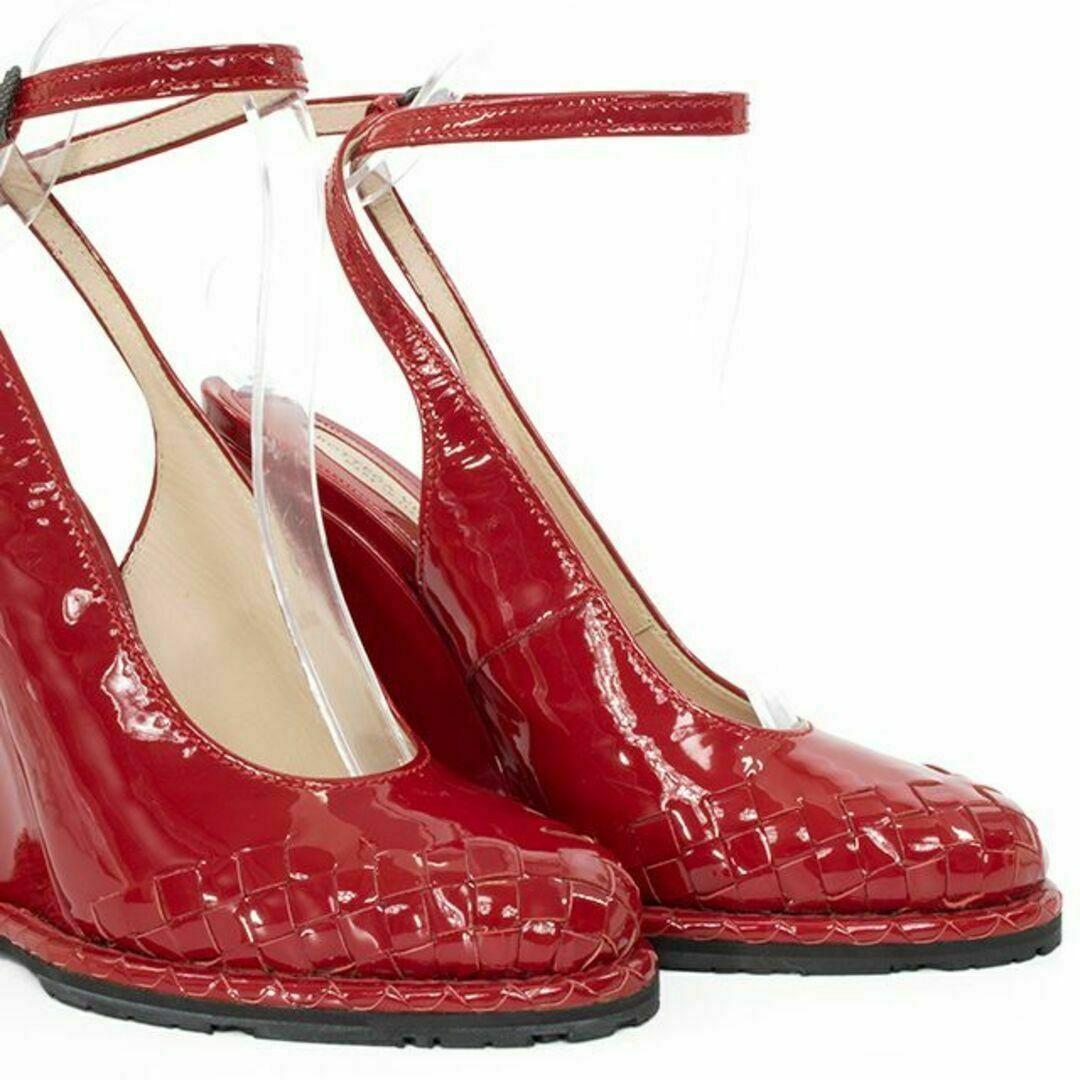 Bottega Veneta(ボッテガヴェネタ)の【全額返金保証・送料無料】ボッテガのハイヒール・正規品・極美品・イントレチャート レディースの靴/シューズ(ハイヒール/パンプス)の商品写真