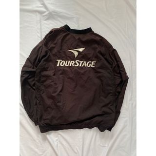 ツアーステージ(TOURSTAGE)のツアーステージ  プルオーバー 2WAY ゴルフウェア メンズ Ｌ　半袖(ウエア)