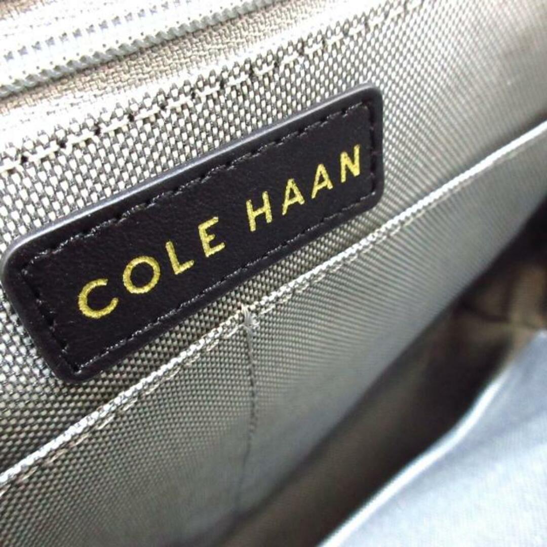 Cole Haan(コールハーン)のCOLE HAAN(コールハーン) ハンドバッグ美品  コレクティブ サッチェル 黒 ゴールド金具/金具ロゴ レザー レディースのバッグ(ハンドバッグ)の商品写真