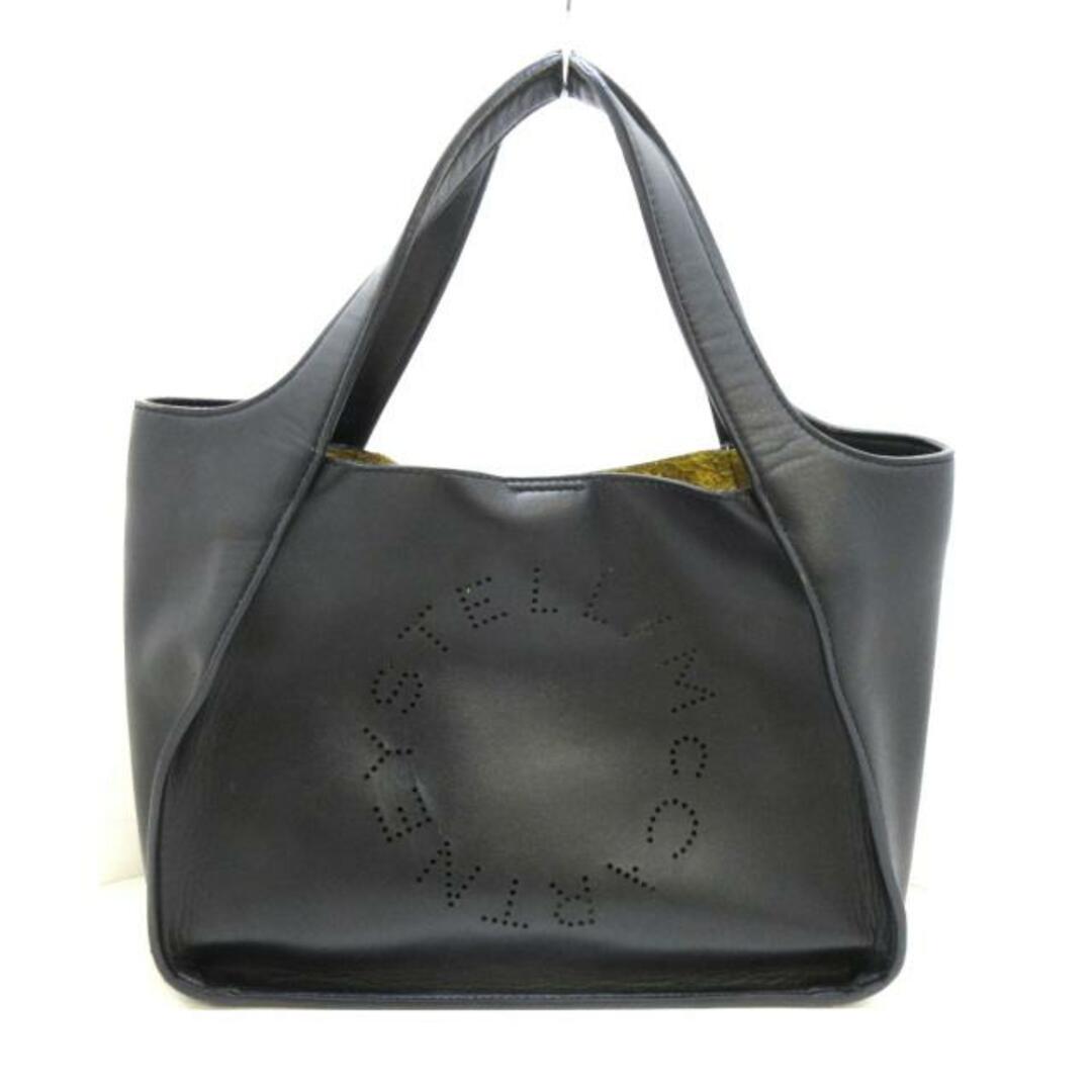 Stella McCartney(ステラマッカートニー)のstellamccartney(ステラマッカートニー) トートバッグ ステラロゴ 502793 黒 パンチング 合皮 レディースのバッグ(トートバッグ)の商品写真