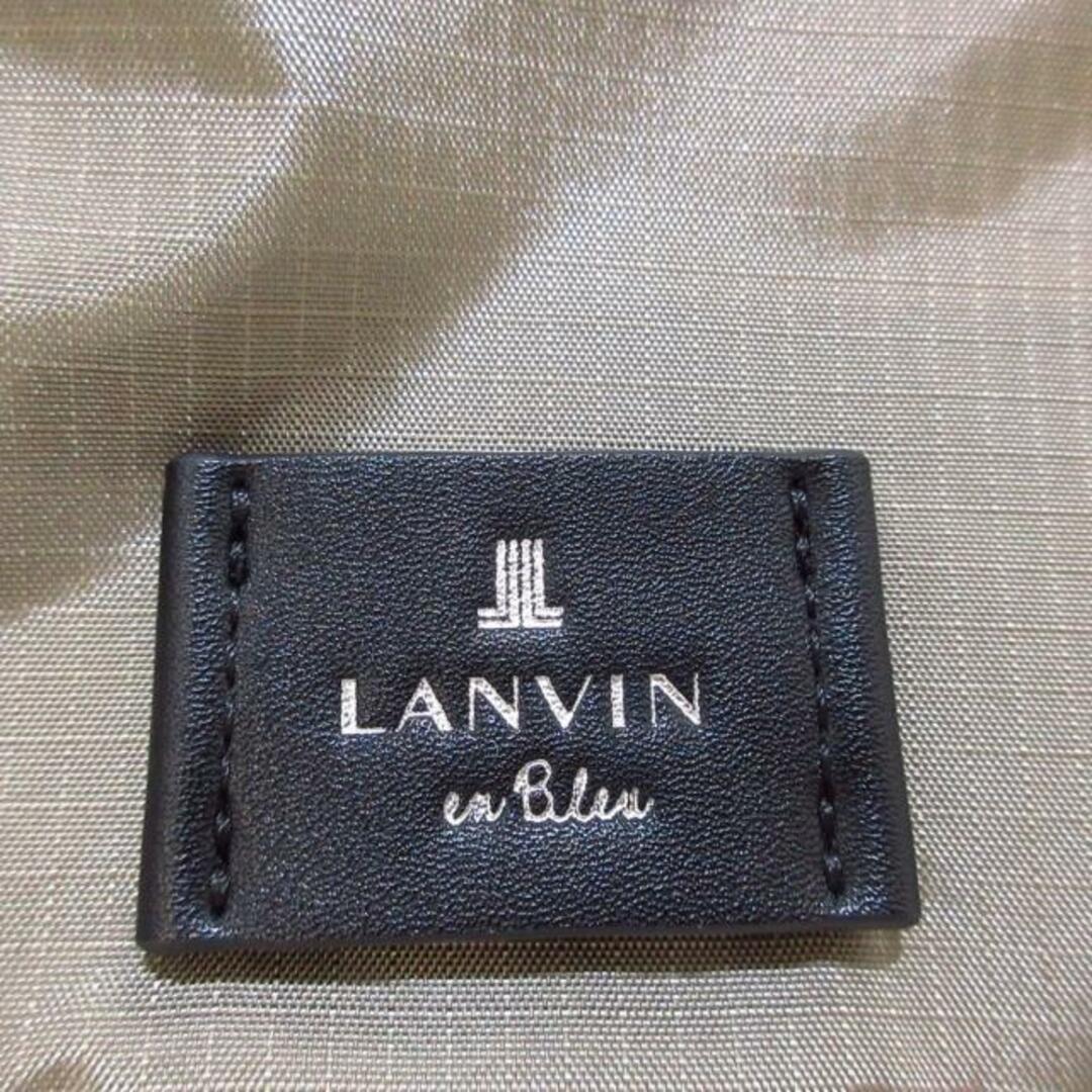 LANVIN en Bleu(ランバンオンブルー)のLANVIN en Bleu(ランバンオンブルー) ショルダーバッグ美品  - グレー×黒×白 ナイロン レディースのバッグ(ショルダーバッグ)の商品写真