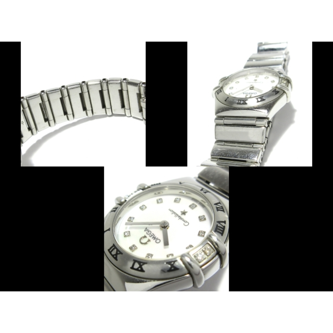 OMEGA(オメガ)のOMEGA(オメガ) 腕時計 コンステレーションミニ マイチョイス 1566.76 レディース SS/シェル文字盤/12Pダイヤインデックス/4Pダイヤベゼル ホワイトシェル レディースのファッション小物(腕時計)の商品写真