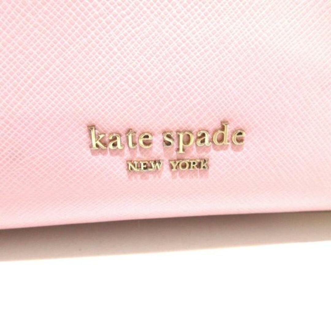 kate spade new york(ケイトスペードニューヨーク)のKate spade(ケイトスペード) ハンドバッグ スペンサー PXRUB054 ピンク×ボルドー レザー レディースのバッグ(ハンドバッグ)の商品写真