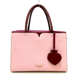 ケイトスペードニューヨーク(kate spade new york)のKate spade(ケイトスペード) ハンドバッグ スペンサー PXRUB054 ピンク×ボルドー レザー(ハンドバッグ)