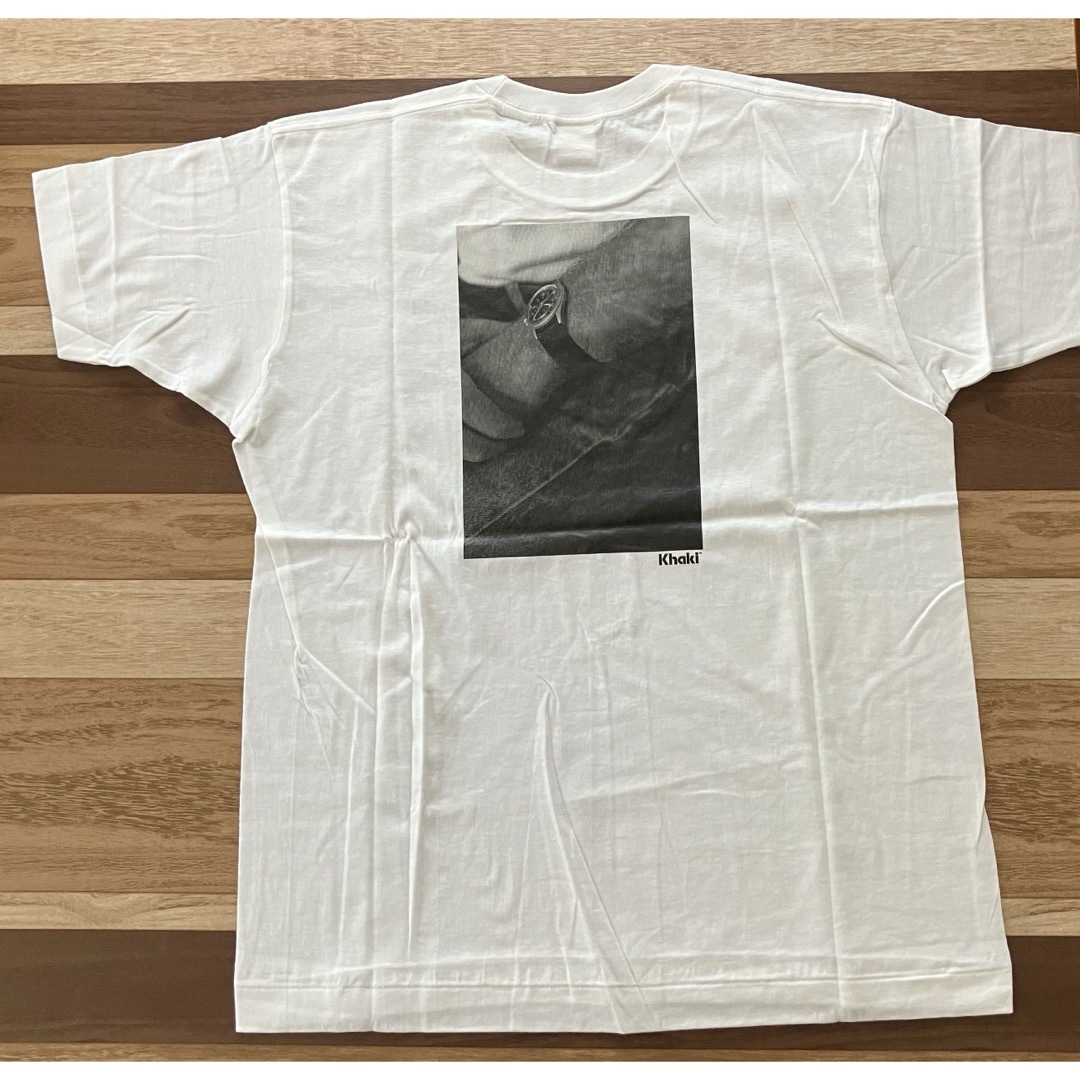 Hamilton(ハミルトン)のHAMILTON   Khaki  白Tシャツ　Ｌsize メンズのトップス(Tシャツ/カットソー(半袖/袖なし))の商品写真